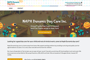 Homepage of NAPH Dunamis Care Website